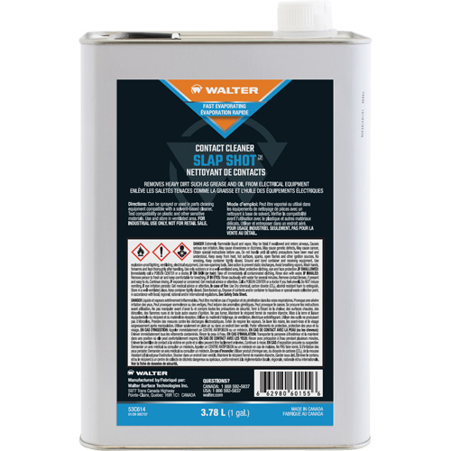 SLAP SHOT Contact Cleaner, Jug Solutions industrielles ALPHA