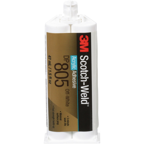 Scotch-Weld Acrylic Adhesive, Two-Part, Dual Cartridge, 1.6 fl. oz., Off-White Solutions industrielles ALPHA