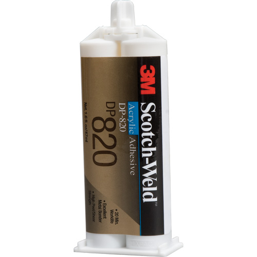 Scotch-Weld Acrylic Adhesive, Two-Part, Dual Cartridge, 1.6 fl. oz., Off-White Solutions industrielles ALPHA