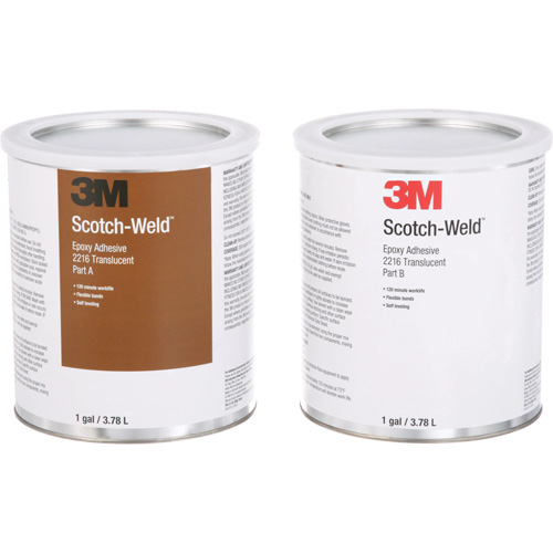 Scotch-Weld Adhesive, 1 gal., Pail, Two-Part, Translucent Solutions industrielles ALPHA