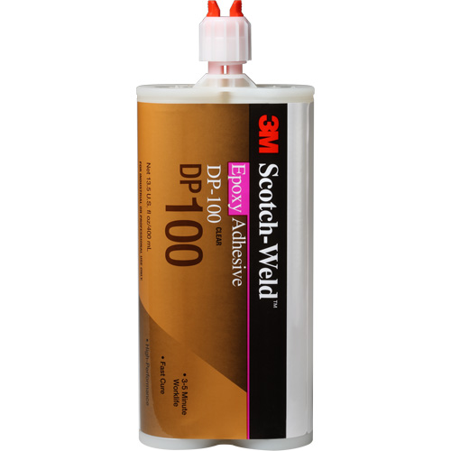 Scotch-Weld Adhesive, 400 ml, Cartridge, Two-Part, Clear Solutions industrielles ALPHA