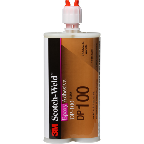 Scotch-Weld Adhesive, 200 ml, Cartridge, Two-Part, Translucent Solutions industrielles ALPHA