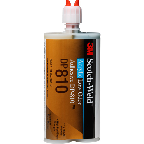 Scotch-Weld Low-Odor Acrylic Adhesive, Two-Part, Cartridge, 200 ml, Off-White Solutions industrielles ALPHA