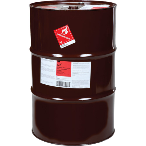 Scotch-Weld Nitrile High-Performance Rubber & Gasket Adhesive, Drum, Brown Solutions industrielles ALPHA