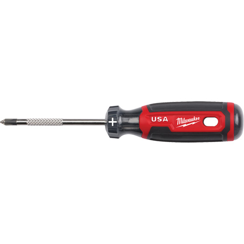 Tournevis Phillips, Tige de #1, Ronde, 170 mm lo, Prise en Coussin&eacute;e Solutions industrielles ALPHA