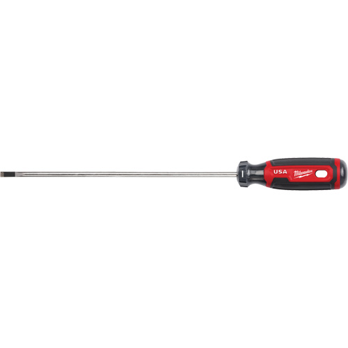 Tournevis d&eacute;b&eacute;niste, Tige de 3/16", Ronde, 279 mm lo, Prise en Coussin&eacute;e Solutions industrielles ALPHA