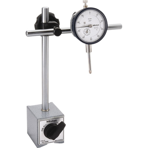 Indicateur &agrave; cadran et base magn&eacute;tique 0,001" x 1" Solutions industrielles ALPHA