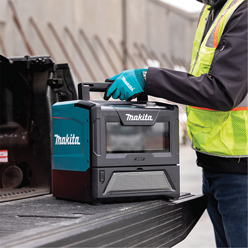 Four &agrave; micro-ondes sans fil 40 V Max XGT (outil seulement), 350 W/500 W, Noir/bleu Solutions industrielles ALPHA