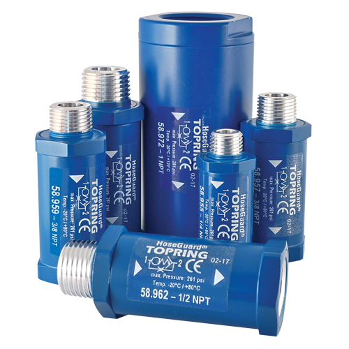 Anti Hose Whip Safety Valves Solutions industrielles ALPHA