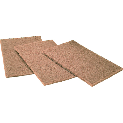 Scotch-Brite Hand Pads, Aluminum Oxide, 6" x 9", Coarse Grit Solutions industrielles ALPHA