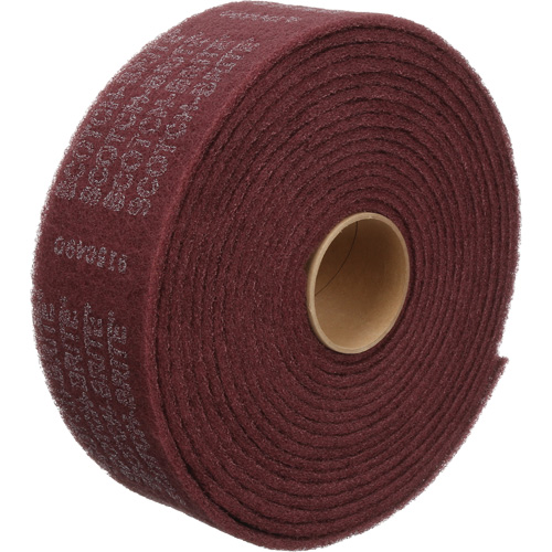 Ruban de nettoyage et de finition Scotch-Brite, Fin, 4" la x 30' lo Solutions industrielles ALPHA