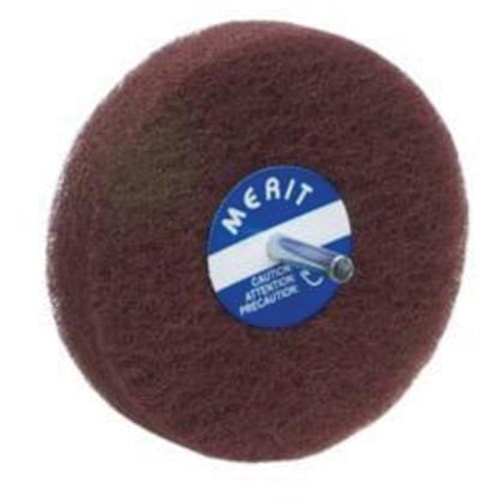 Abrasotex Non-Woven Disc Wheel, 4" Dia., Fine Grit, Aluminum Oxide Solutions industrielles ALPHA