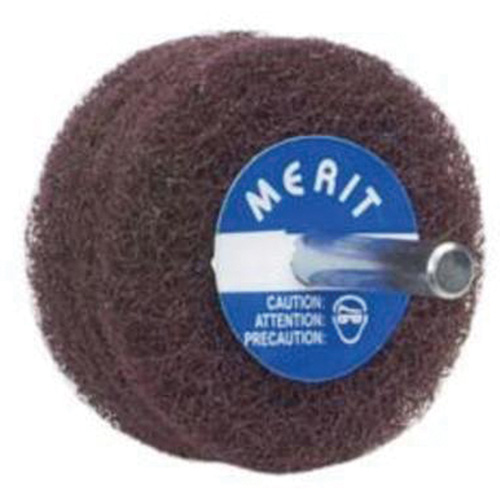 Abrasotex Non-Woven Disc Wheel, 4" Dia., Fine Grit, Aluminum Oxide Solutions industrielles ALPHA