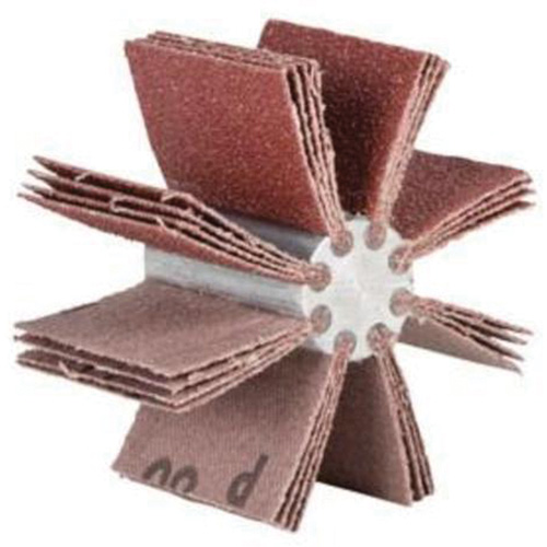 Outil de polissage d'al&eacute;sage &agrave; lamelles ordinaires B-810, Oxyde d'aluminium, Grain 60, 2-3/4" x 1-1/2" Solutions industrielles ALPHA