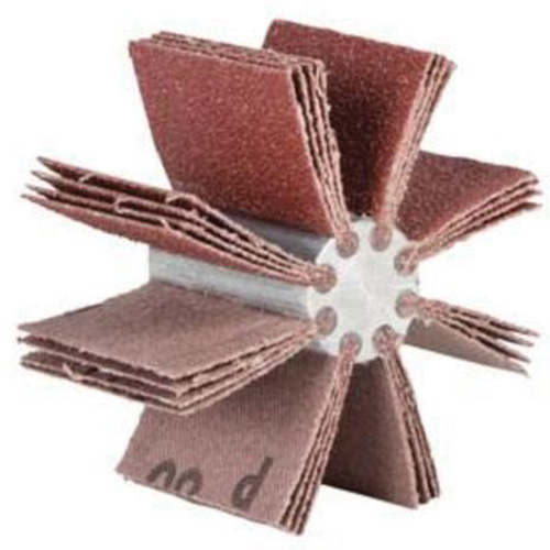 Outil de polissage d'al&eacute;sage &agrave; lamelles ordinaires B-810, Oxyde d'aluminium, Grain 120, 2-3/4" x 1-1/2" Solutions industrielles ALPHA