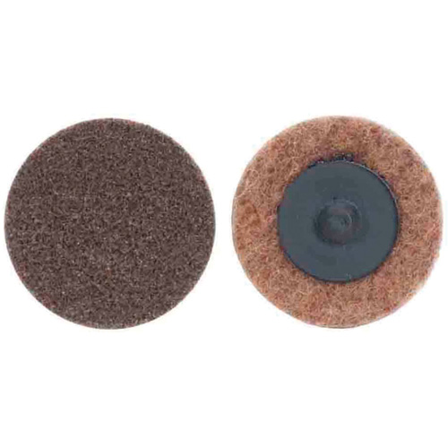 Disques non tiss&eacute;s &agrave; changement rapide, 3" dia., Grain Extra grossier, Oxyde d'aluminium Solutions industrielles ALPHA