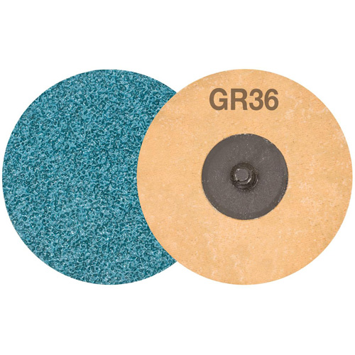 TWIST TOPCUT Sanding Disc, 3" Dia., 36 Grit, Zirconium Solutions industrielles ALPHA