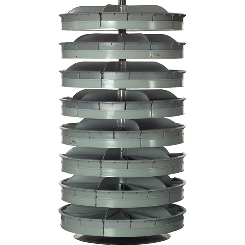 Modules de stockage Rotabin, 500 lb Capacit&eacute; par niveau, 66" ha x 28" dia Solutions industrielles ALPHA