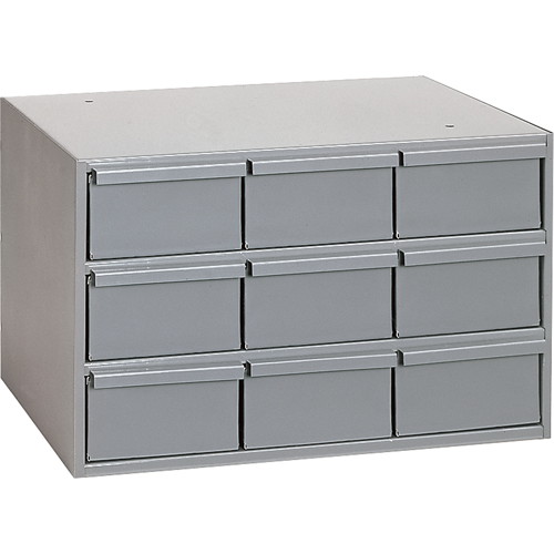 Industrial Drawer Cabinets, 9 Drawers, 17-1/4" W x 11-5/8" D x 10-7/8" H, Grey Solutions industrielles ALPHA
