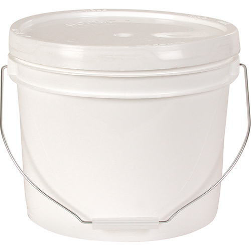 Sceau d'usage g&eacute;n&eacute;ral avec couvercle, Plastique, 3 gal. Solutions industrielles ALPHA