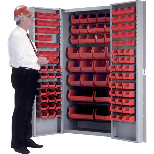 Deep-Door Combination Cabinet, 38" W x 24" D x 72" H, 36 Shelves Solutions industrielles ALPHA