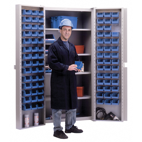 Armoire &agrave; combinaison avec porte creuse, 38" la x 24" p x 72" h, 4 tablettes Solutions industrielles ALPHA