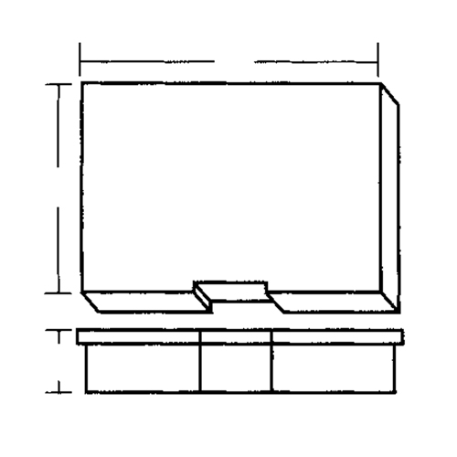 Boîte &agrave; compartiments, Plastique, 15-1/2" la x 11-3/4" p, 2-1/2" h, Gris Solutions industrielles ALPHA