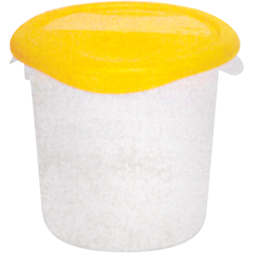 Round Storage Containers, 7-4/5" H x 8-1/2" D, 3.79 L Capacity, Clear Solutions industrielles ALPHA