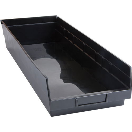 Bacs &agrave; pi&egrave;ces en plastique recycl&eacute;, 8-1/8" la x 23-5/8" p x 4" h, Capacit&eacute; de 50 lb Solutions industrielles ALPHA