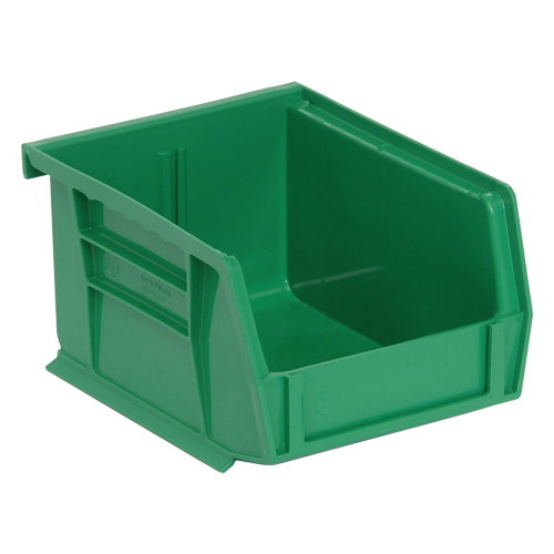 Ultra Stack & Hang Bin, 4-1/8" W x 3" H x 5-3/8" D, Green Solutions industrielles ALPHA