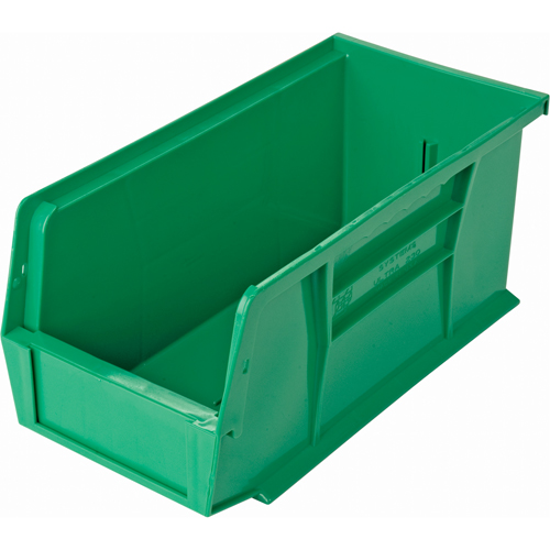 Ultra Stack & Hang Bin, 5-1/2" W x 5" H x 10-7/8" D, Green Solutions industrielles ALPHA