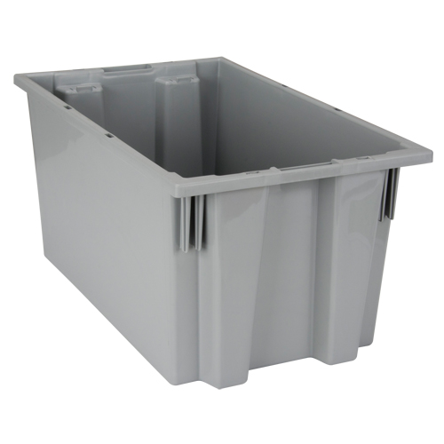 Contenants Stack & Nest, 9" x 18" x 11", Gris Solutions industrielles ALPHA