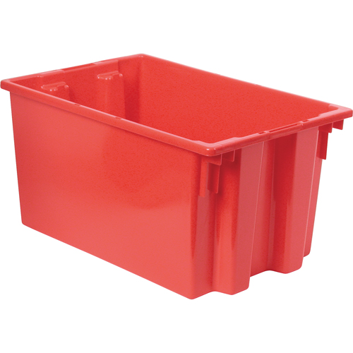 Contenants Stack & Nest, 12" x 23,5" x 15,5", Rouge Solutions industrielles ALPHA