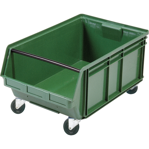 Mobile Giant Stacking Bin, 11-7/8" H x 18-3/8" W x 29" D, 150 lbs. Capacity, Green Solutions industrielles ALPHA