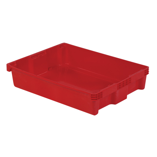 Contenants Stack-N-Nest Polylewton, 6,1" x 29,6" x 22,4", Rouge Solutions industrielles ALPHA