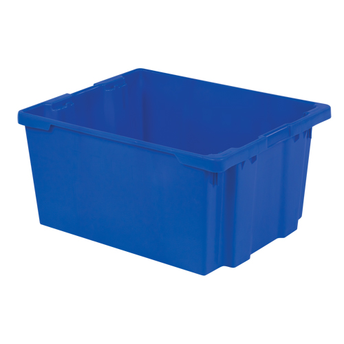 Contenants Stack-N-Nest Polylewton, 15,1" x 30,1" x 24", Bleu Solutions industrielles ALPHA
