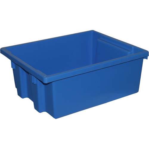 Stack-N-Nest&reg; Storage Bins, 6" x 15.25" x 12.25", Blue Solutions industrielles ALPHA