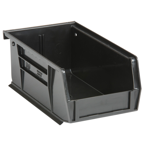 Ultra Stack & Hang Bin, 4-1/8" W x 3" H x 7-3/8" D, Black Solutions industrielles ALPHA