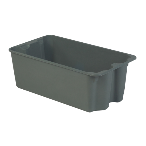 Stack-N-Nest&reg; Plexton Containers, 16.9" W x 30.6" D x 11.1" H, Grey Solutions industrielles ALPHA