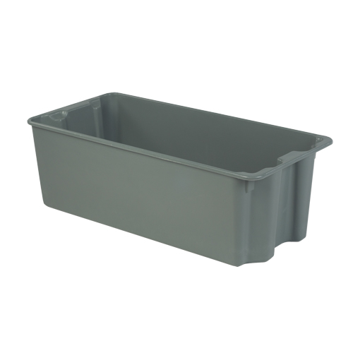 Contenants Stack-N-Nest de Plexton, 20,1" la x 42,5" p x 14,1" h, Gris Solutions industrielles ALPHA