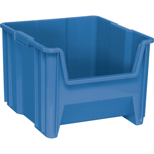 Contenants &agrave; empiler g&eacute;ants, 16,5" la x 17,5" p x 12,5" h, Bleu Solutions industrielles ALPHA