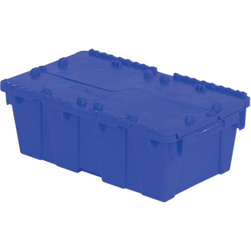 Contenants de distribution Flipak en plastique poly&eacute;thyl&egrave;ne (PE), 19,7" x 11,8" x 7,3", Bleu Solutions industrielles ALPHA