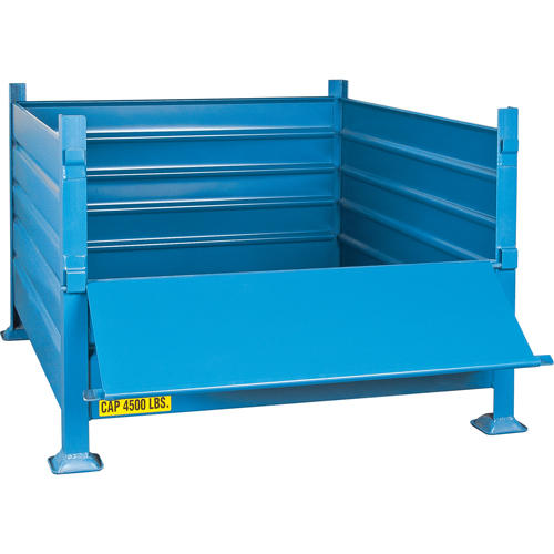 Bulk Stacking Containers, 30" H x 34.5" W x 40.5" D, 4500 lbs. Capacity Solutions industrielles ALPHA