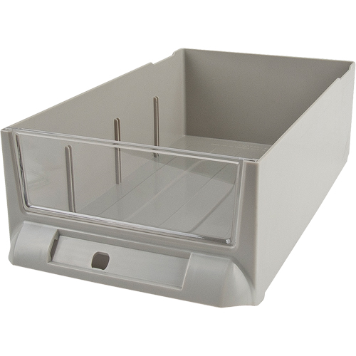 Replacement Drawer for KPC-200 Parts Cabinets, Plastic, 5-3/8" W x 9-13/16" D x 3-3/10" H, Grey Solutions industrielles ALPHA