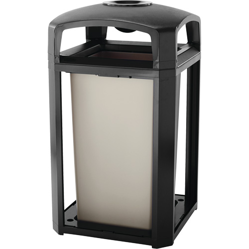 Landmark Series Classic Ash Tray & Waste Receptacle, Plastic, 50 US gal. Capacity, 46-1/2" Height Solutions industrielles ALPHA