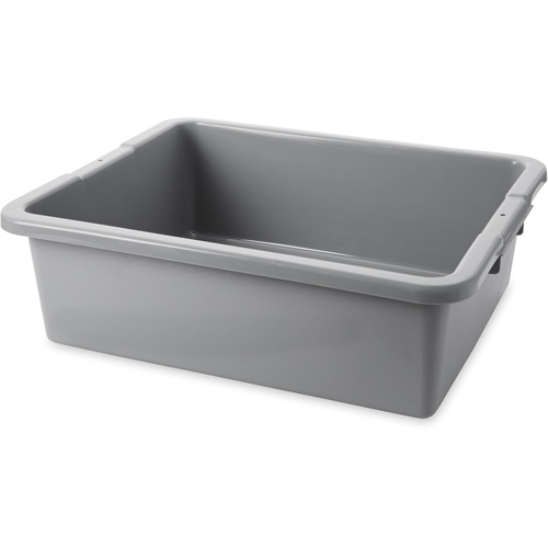 Contenant utilitaire sans compartiments, 7" ha x 21,5" p x 17" lo, Poly&eacute;thyl&egrave;ne, Gris Solutions industrielles ALPHA