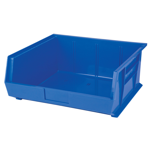 Bac empilable & &agrave; suspendre, 16-1/2" la, 7" h x 14-3/4" p, Bleu Solutions industrielles ALPHA