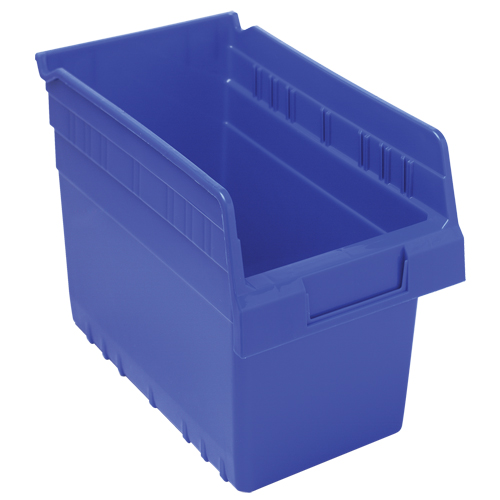 Bacs pour &eacute;tag&egrave;re Store-Max, 6-5/8" la x 8" H x 11-5/8" p, Bleu, Capacit&eacute; 44 lb Solutions industrielles ALPHA