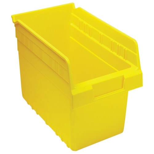 Bacs pour &eacute;tag&egrave;re Store-Max, 6-5/8" la x 8" H x 11-5/8" p, Jaune, Capacit&eacute; 44 lb Solutions industrielles ALPHA