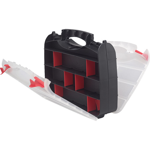 Boîte &agrave; compartiments en plastique, 10,25" la x 12,25" p x 3" h, 32 compartiments Solutions industrielles ALPHA